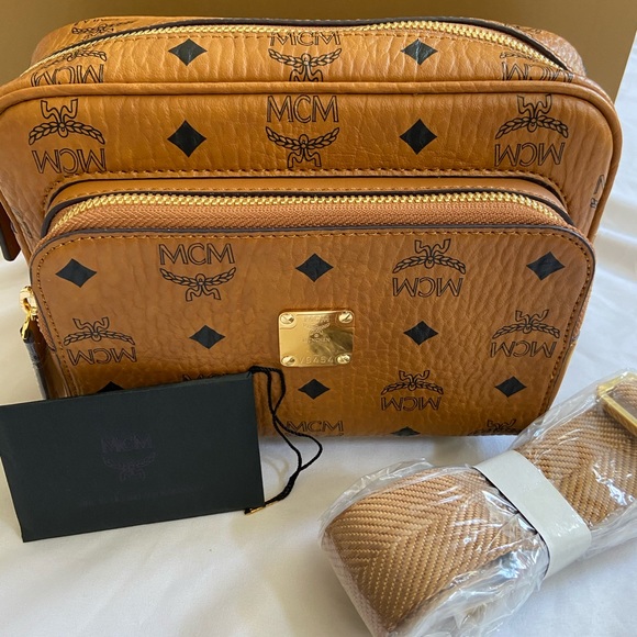 MCM Handbags - MCM Klassik Visetos Convertible Crossbody Bag